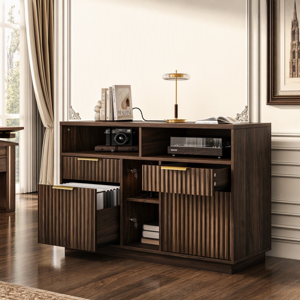 File Cabinet Lateral - Armadietto portadocumenti a 4 cassetti, armadietto