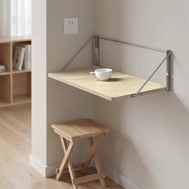 Wall Mounted Desk Fold - Tavolo Pieghevole Compatto Multiuso per Studio,