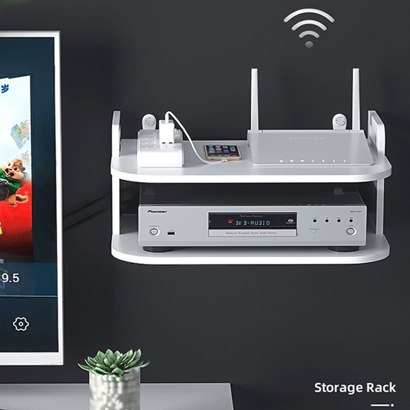 Wall Mounted Desk Fold - Mensola Organizzatrice per Cavi Router da