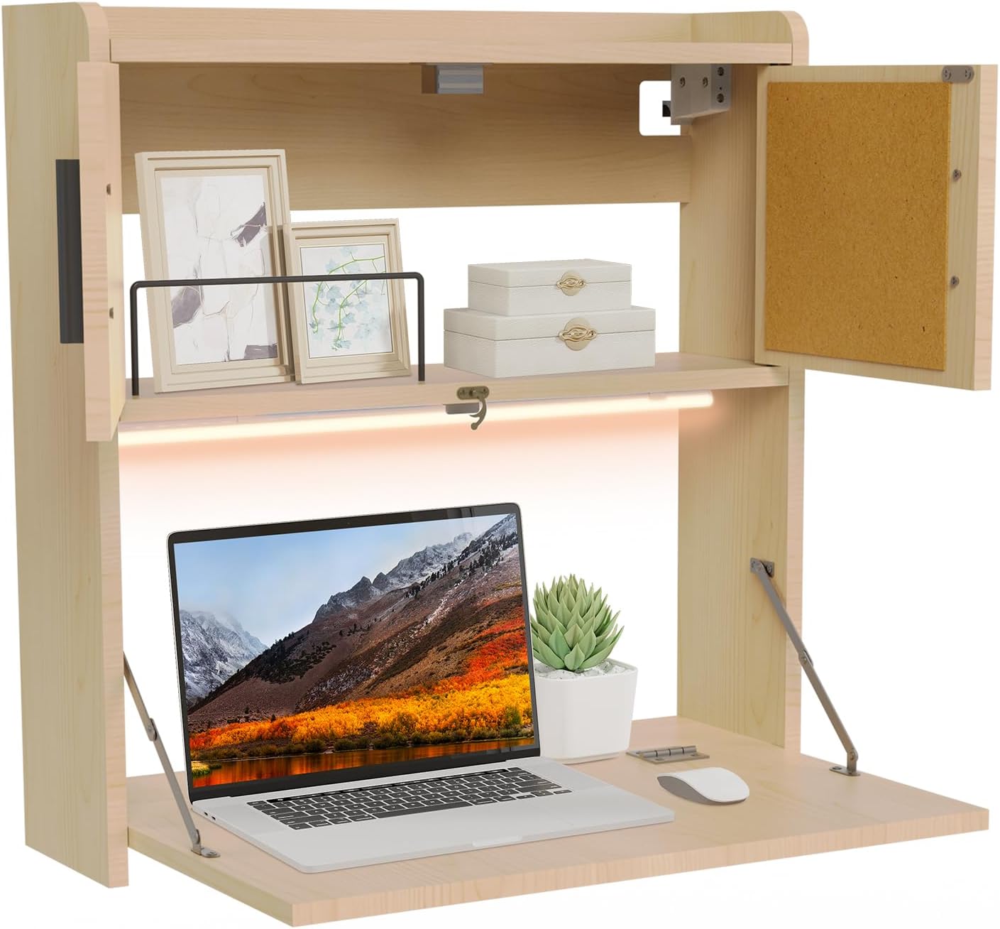 Wall Mounted Desk Fold - Scrivania a Parete Pieghevole ARTETHYS con