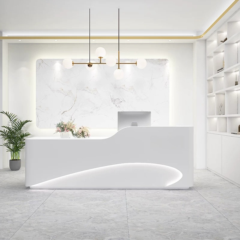 Office Furniture Store - Bancone Moderno Minimalista per Negozio di