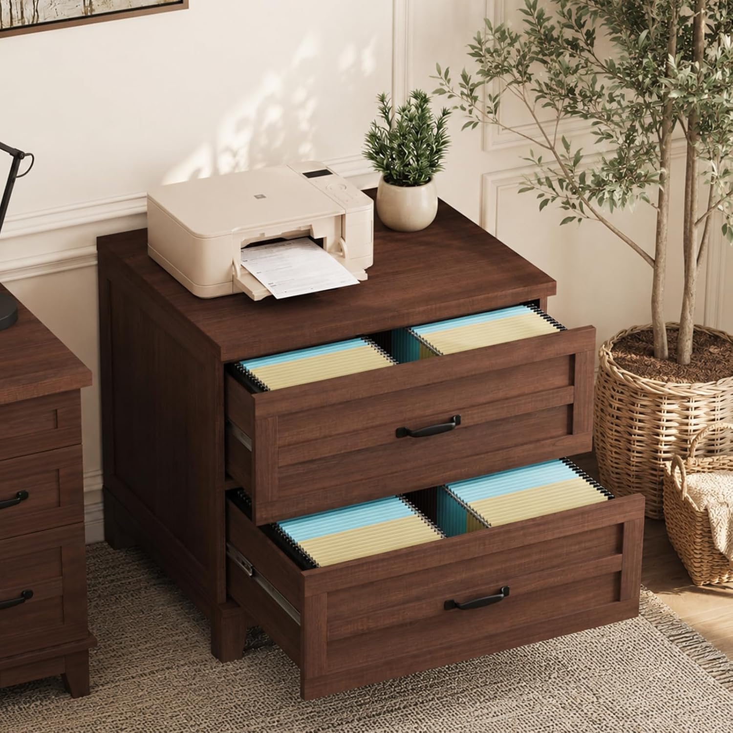 File Cabinet Lateral - Garvee Armadietto Laterale a 2 Cassetti