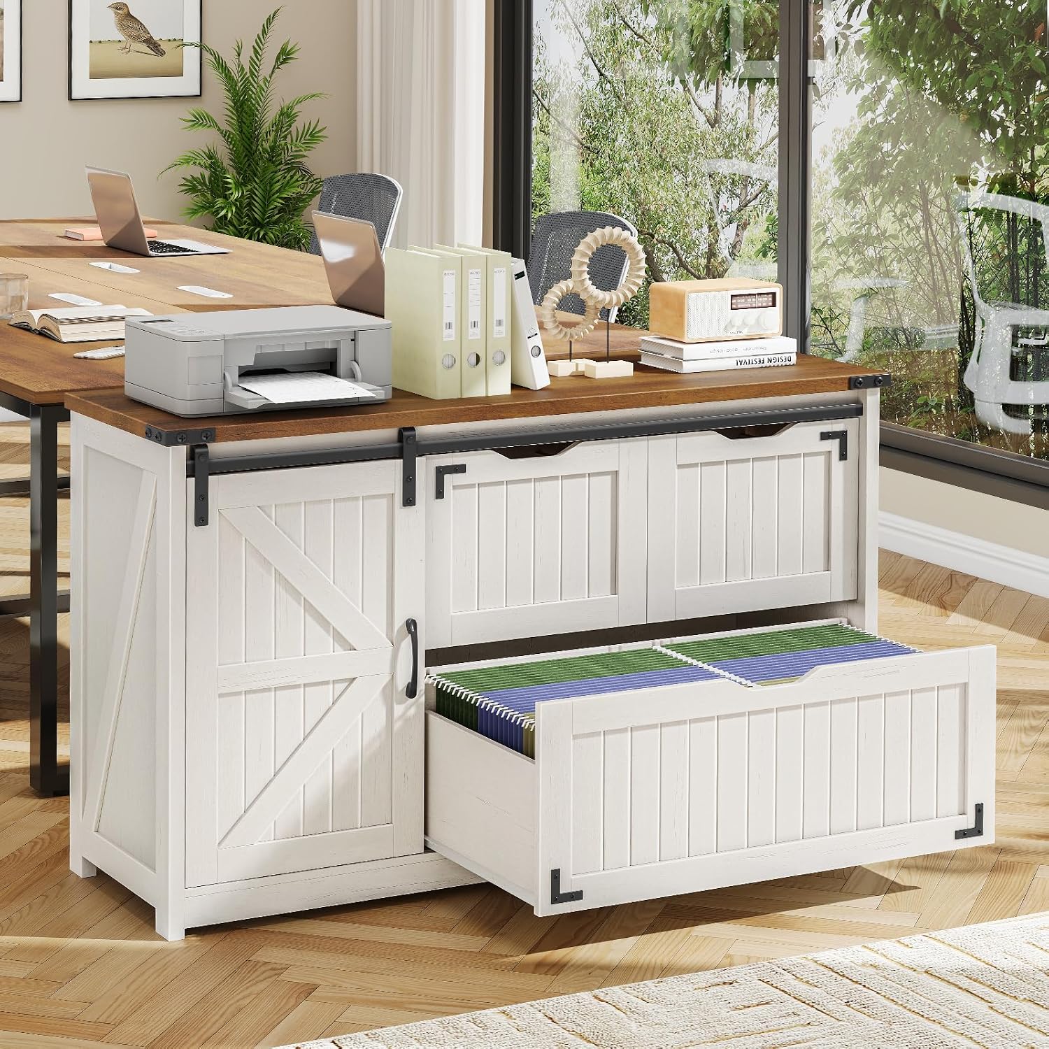 File Cabinet Lateral - Mobiletto laterale per archiviazione in stile