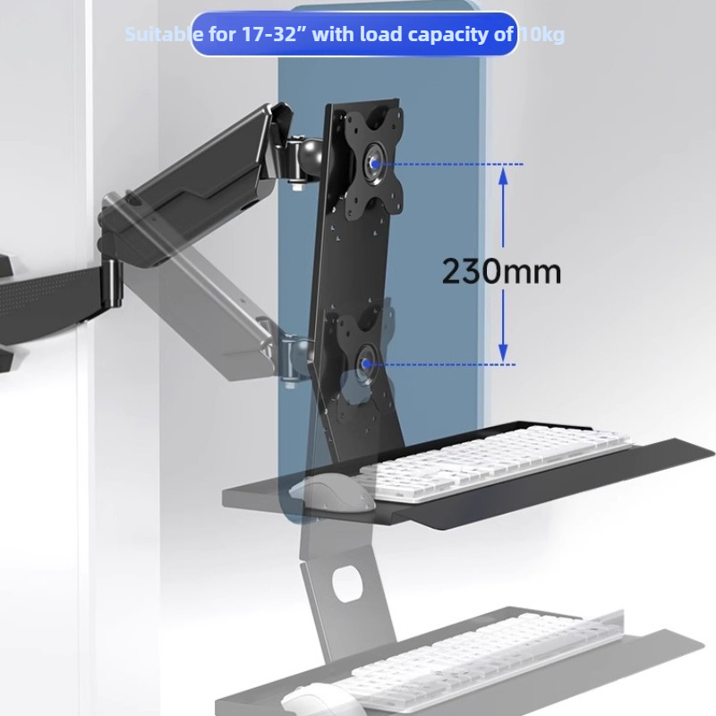 Wall Mounted Desk Fold - Supporto per monitor per carichi pesanti