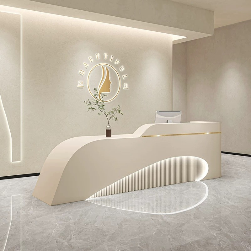 Office Furniture Store - Bancone Reception di Lusso in Stile