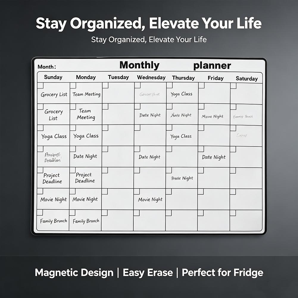 Calendario Magnetico per Frigo - Magnetic Whiteboard Calendar recensione e prezzo