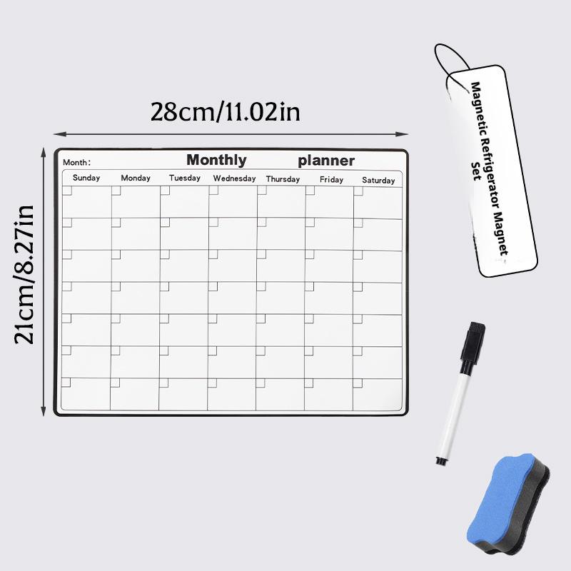 Calendario Magnetico per Frigo - Magnetic Whiteboard Calendar recensione e prezzo