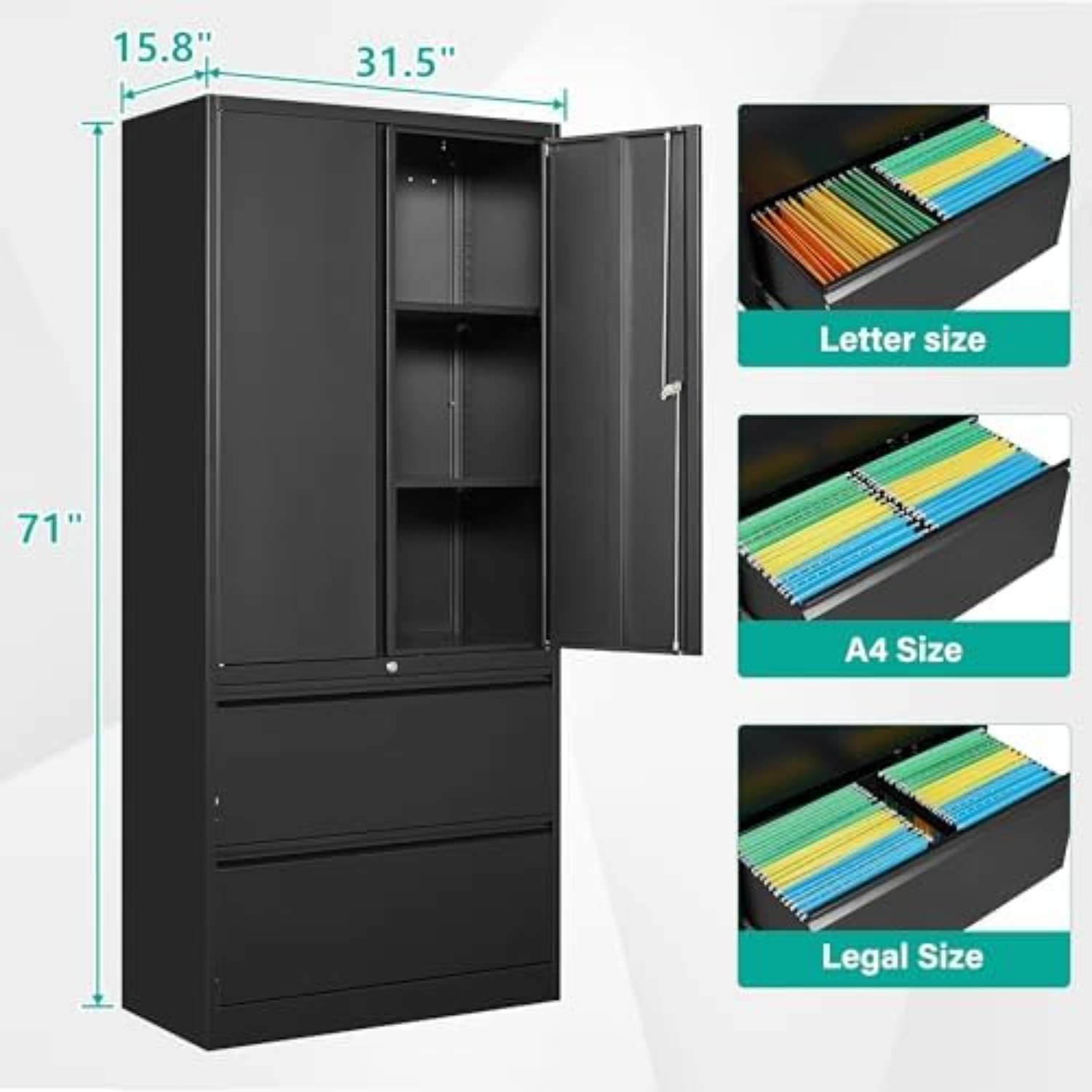 Armadio Archivio a 2 Cassetti  - File Cabinet Lateral recensione e prezzo