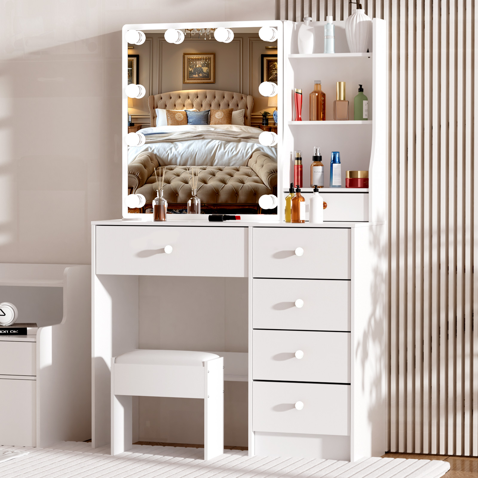 Toeletta Moderna Bianca con Sp - Office Furniture Reborn recensione e prezzo