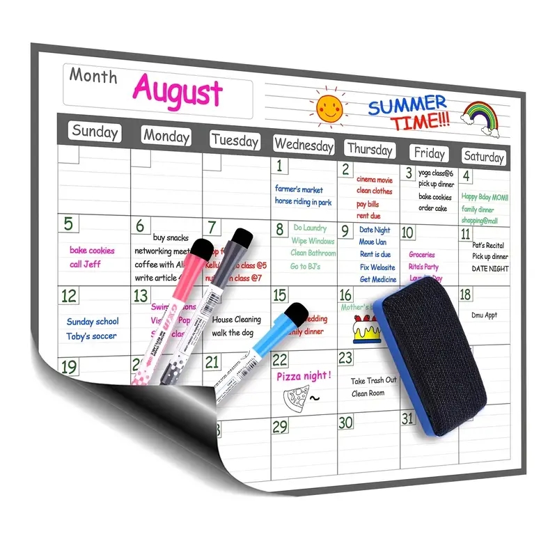 1 Set Calendario magnetico can - Magnetic Whiteboard Calendar recensione e prezzo