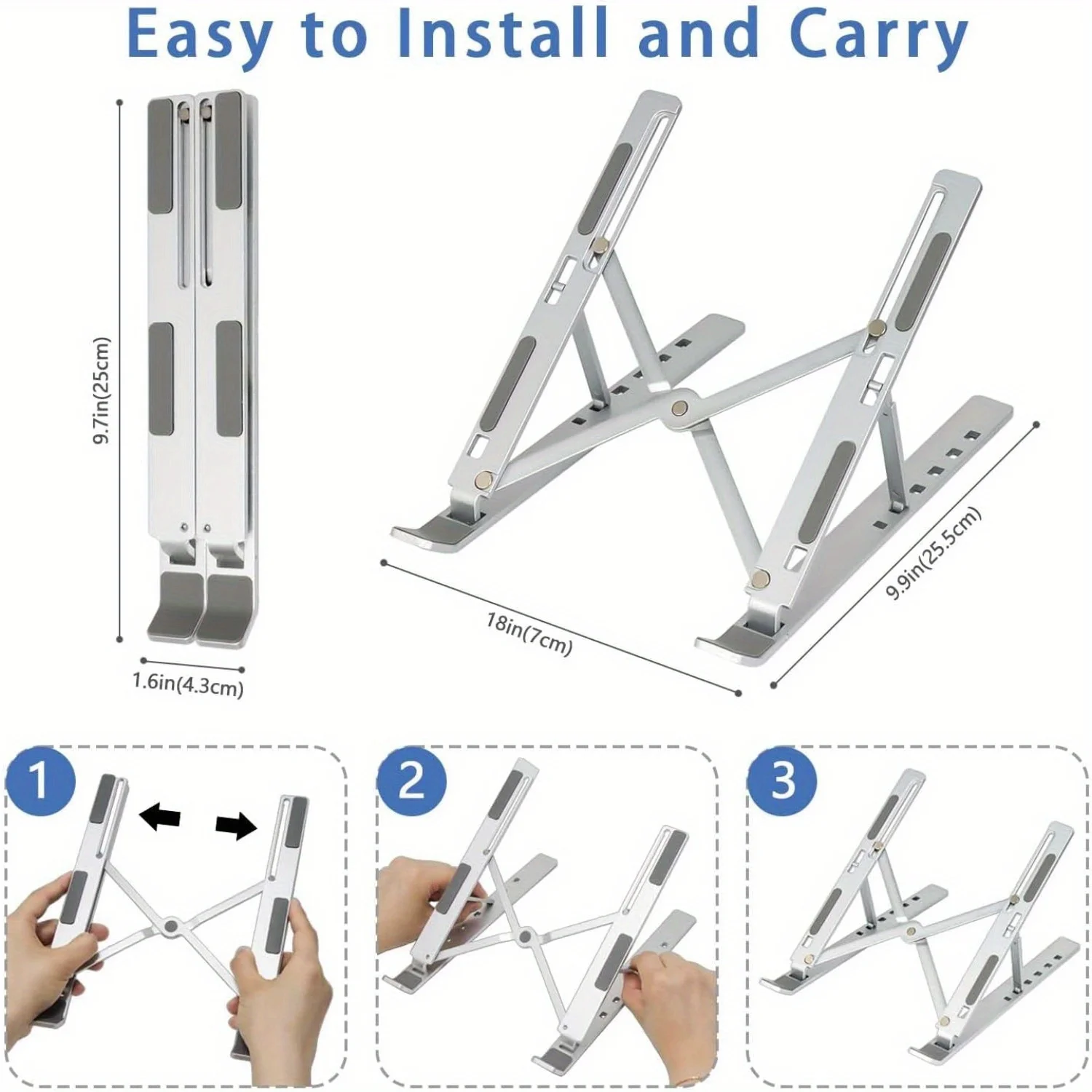 Supporto per laptop regolabile - Adjustable Laptop Table recensione e prezzo