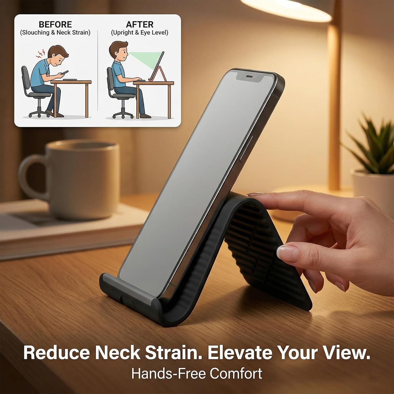 Supporto per telefono in silic - Adjustable Laptop Table recensione e prezzo