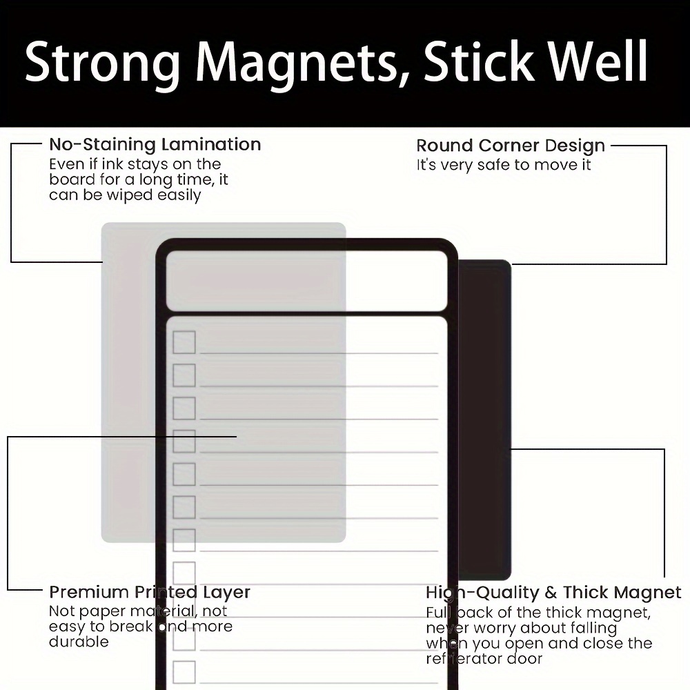 Set di 4 Lavagne Magnetiche Ca - Magnetic Whiteboard Calendar recensione e prezzo
