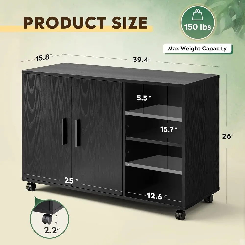Armadio Nero per Ufficio con A - File Cabinet Lateral recensione e prezzo