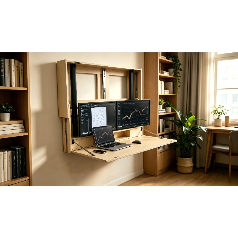 Postazione di Lavoro Domestica - Wall Mounted Desk Fold recensione e prezzo