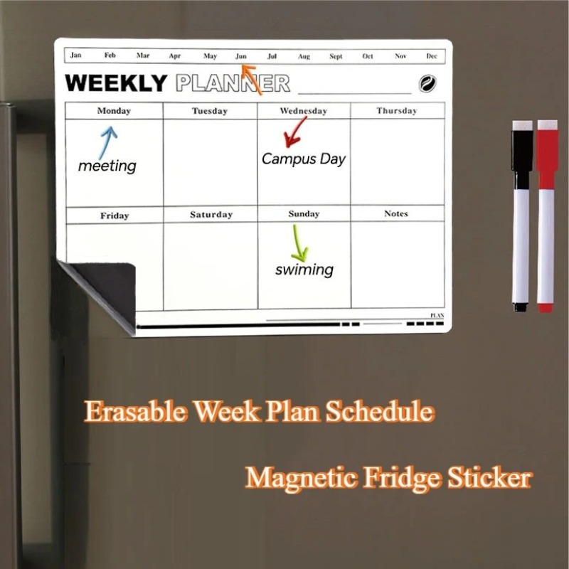 Agenda settimanale cancellabil - Magnetic Whiteboard Calendar recensione e prezzo