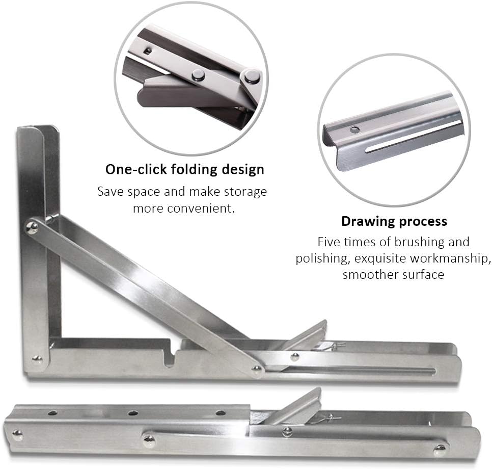 Staffa pieghevole da 2 pezzi p - Wall Mounted Desk Fold recensione e prezzo