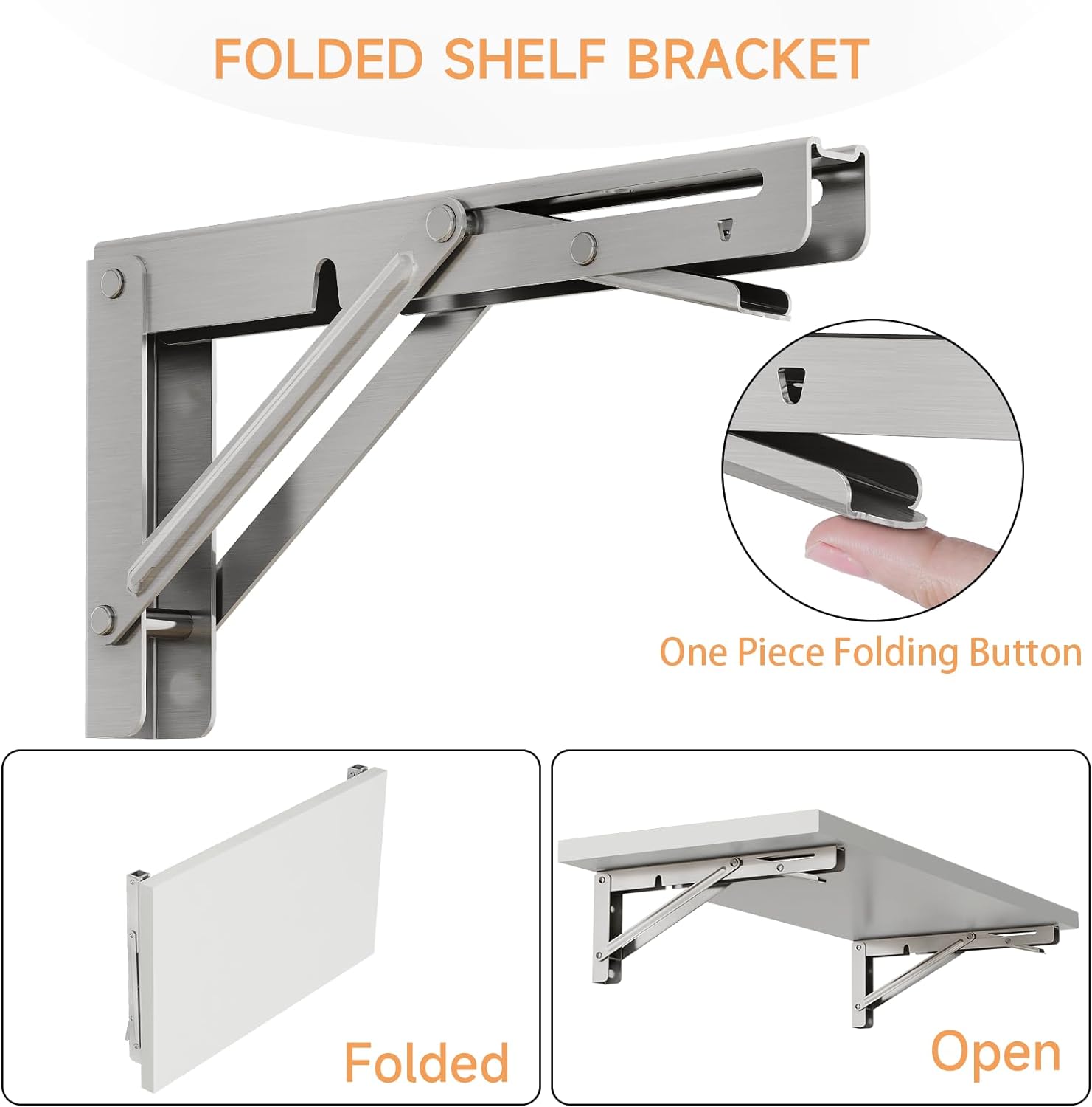 Staffa pieghevole da 2 pezzi p - Wall Mounted Desk Fold recensione e prezzo