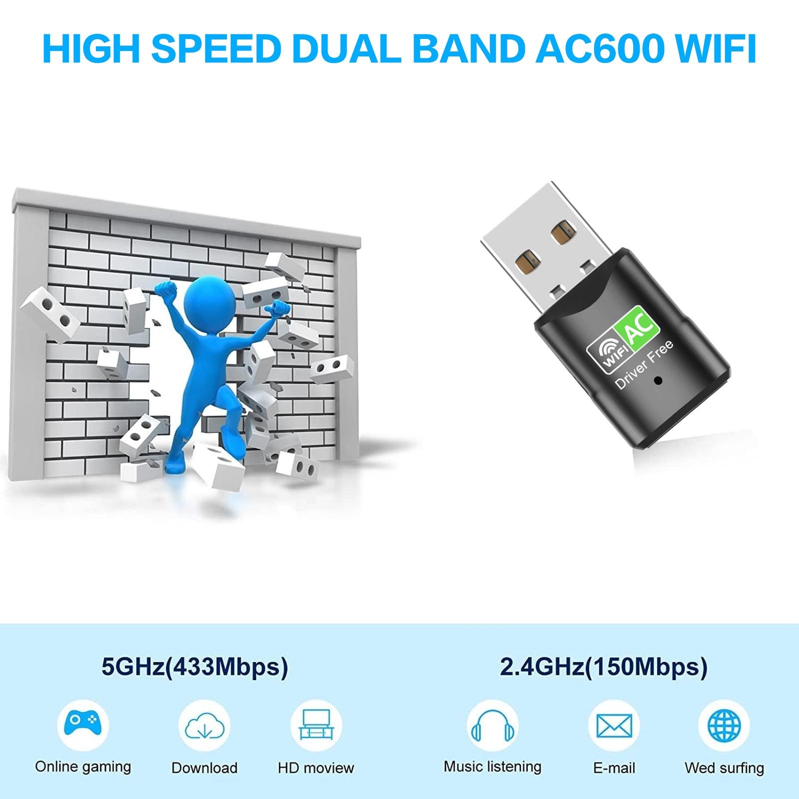 Adattatore WiFi USB AC600, min - Adjustable Laptop Table recensione e prezzo