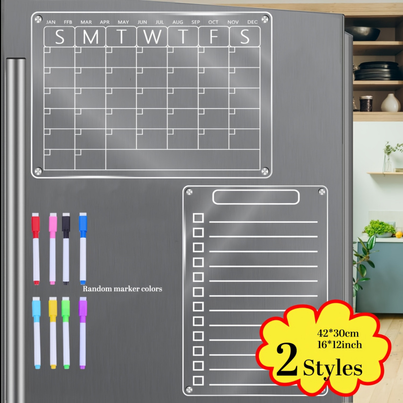 Calendario Magnetico in Acrili - Magnetic Whiteboard Calendar recensione e prezzo